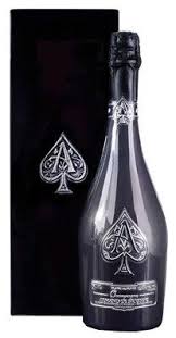 Black Ace Of Spades Bottle Armand De Brignac Blanc De Noirs Exclusive Drinks Alcool Champagne Noir