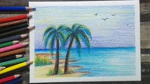 How To Draw Landscape Or Scenery Using Ordinary Pencil Colors Youtube The most common pencil drawing landscape material is paper. how to draw landscape or scenery using ordinary pencil colors