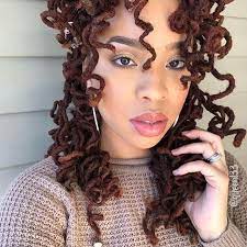 How To Curl Locs Natural Hair Styles Curl Styles Curly Hair Styles Naturally