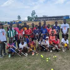 🥁Captain of the Senior Men's Team🇬🇭🥍, Henry Benjamin Ackom Jr, has  facilitated the introduction of lacrosse to over 1200 young athletes in  Accra (GR) , Abenta (ER), Daboase (WR) and Feyiase (AR)