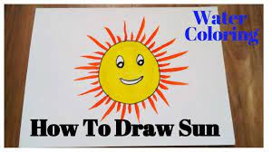 How To Draw Sun Water Coloring Drawing For Kids By Panira Arts Youtube Choose from 25000+ sun graphic resources and download in the form of png, eps, ai or psd. how to draw sun water coloring drawing for kids by panira arts