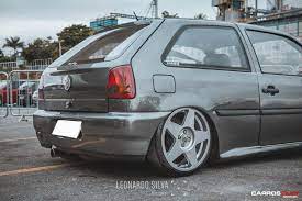 Gol G2 Com Rodas Volcano Wheels Tarmac Aro 17 Carro Gol Bola Gol Quadrado Rebaixado Gol