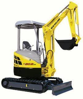 New Holland E20SR Mini Excavator