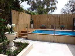 Details About Above Ground Courtyard Pool Kit 4m X 1 9m Lifetime Structural Warranty Courtyard Pool Small Backyard Pools Small Pool Design