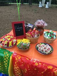 Fiesta Mexican Candy Table Birthday Candy Table Mexican Birthday Parties Mexican Party Theme