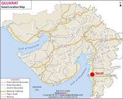 Surat Location On Map Where Is Surat Located In India | Surat Location Map,Gujarat