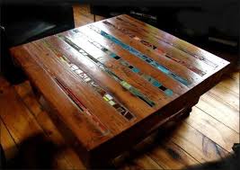 Late 20th century american hollywood regency maitland smith coffee and cocktail tables. Stained Wood Pallet Coffee Table With Stone By Boiseupcycleguy 1 450 00 Pallet Crafts Pallet Diy Wood Pallets