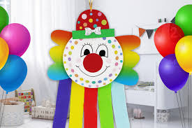 Les gabarits sont soit à imprimer directement sur une feuille de carte (ou papier épais) soit à imprimer et à reproduire sur du papier épais blanc ou de couleur. Clown Arc En Ciel Tutos Carnaval 10 Doigts