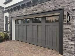 Gray Garage Door Clopay Canyon Ridge Collection Faux Wood Carriage House Garage Door Design 12 With Garage Door Styles Best Garage Doors Modern Garage Doors