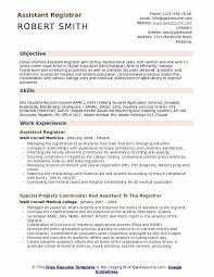 Assistant Registrar Resume Samples Qwikresume Cv Template Cv Design Template Downloadable Resume Template