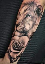 Lion Sleeve Tattoo Inkstylemag Sleeve Tattoos Lion Sleeve Tattoo Best Sleeve Tattoos