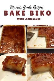 Loading Baked Biko With Latik Sauce Ingredients 6 Cups Glutinous Rice 3 Cups Water 2 Cans Coconut Milk 1 1 Filipino Food Dessert Bibingka Recipe Desserts