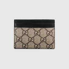 (brand new) gucci cardholder tiger print gg supreme card case / card holder. Kartenetui Aus Gg Supreme Mit Konigsnatterprint In Gg Supreme Gucci De