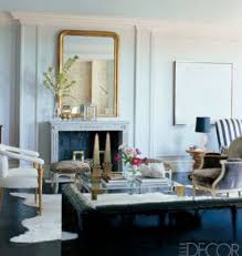Simple Details Ikea Songe Mirror Blue Walls Living Room Blue Living Room Home Decor