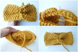 These knitted headbands come in five colors capable of matching with any outfits. Knitting For Beginners Simple Seed Stitch Headband All About Ami