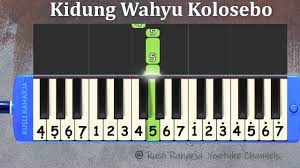 Kidung Wahyu Kolosebo Not Pianika Youtube