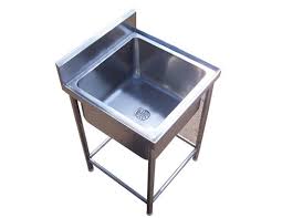 Kitchen sinks come in numerous basin configurations along with installation methods. Mke Grey Portable Single Kitchen Sink Mehta Kitchen Equipments Id 12696812597