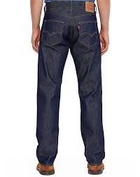 Levis Mens 501 Original Shrink To Fit Mid Rise Regular Fit Straight Leg Jeans Rigid Indigo
