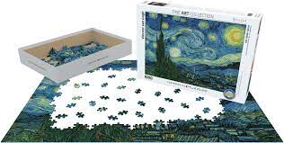 Van gogh jigsaw puzzle canada. Starry Night Jigsaw Puzzle By Van Gogh At Eurographics