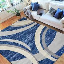 Modern bedroom decor ideas lovely. Hr Abstract Rugs Luxury Livingroom Carpet Modern Contemporary 5x7 Blue Rug Ultra Sof Blue Silver Gray White 5 X 7 Walmart Com Walmart Com