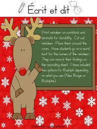 It depends on how old you are. French Write The Room Christmas Reindeer Names By Mlle Cody Tpt