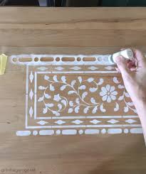 They're unique, original, and authentic. How To Stencil Bone Inlay Furniture Girl In The Garage