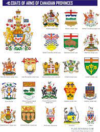 Provinces Canadian Coats Arms Ofcoats Of Arms Of Canadian Provinces Canada History Canadian Provinces Canadian Things