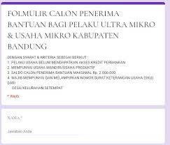 Balai pengawasan obat dan makanan (bpom) gorontalo dan nasi baskom, sebuah usaha kecil. Pelaku Umkm Kabupaten Bandung Belum Dapat Bantuan Rp2 3 Juta Segera Isi E Form Bit Ly Biodataumkm Potensi Bisnis