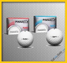 pinnacle rush and pinnacle soft golf ball review