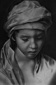 First drawing of 2025. Tropical swallowtail moth in charcoal