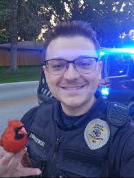 Congratulations to our two newest Police Officer's. Officer Caleb Meyer and  Officer Steven Kapellusch (pictured from left to right) had their formal  badge pinning ceremony tonight. Officer Meyer served 4 years in