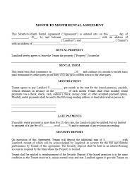 In addition, once the month ends, alterations can be made to the rental contract. Month To Month Rental Agreement Template Approveme Free Contract Templates