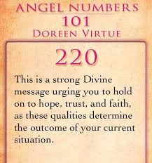 220 Angel Numbers By Doreen Virtue Angel Numbers Numerology Numerology Numbers