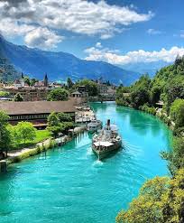Wonderful View Over Interlaken And Lake Brienz The Other Day Interlaken Means In Betwee Beautiful Places To Travel Places To Visit Beautiful Places To Visit