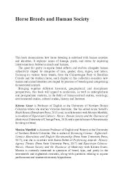 Pdf Preview Of Horse Breeds And Human Society Miriam Bibby Academia Edu