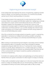 Free Engineering Personal Statement Ms Word Download Personal Statement Personal Statement Examples Statement