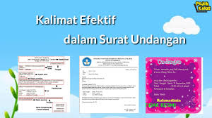 Check spelling or type a new query. Kalimat Efektif Pada Surat Undangan Tema 7 Mupel Bahasa Indonesia Youtube