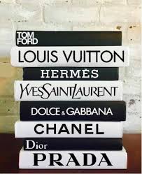 8 Luxury Decorative Books Designer Books Tom Ford Louis Vuitton Hermes Ysl D G Chanel Dior Prada Buchschmuck Buch Design Chanel Buch