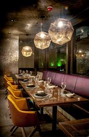 Led Custom Made Light Pendants From Skyelume Fully Installed With Edison Light Globes Bar Lighting Restaurant Bar Restaurant Design