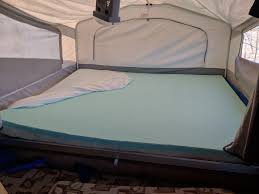 Replacing The Mattress In Our Pop Up Camper Embracing Eclectic Pop Up Camper Pop Up Tent Trailer Popup Camper Remodel