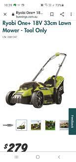 Just as there are many ways to skin a cat, there are many ways to cut grass. Ryobi 18v One Cordless Electric Lawn Mo Bunnings Workshop Community