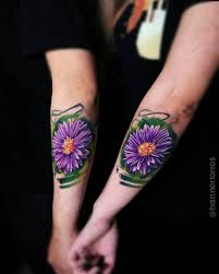 Aster flower tattoos are cute and romantic flower tattoos that are highly symbolic. 50 Best Flower Tattoo Designs To Make You Bloom Top Ink Ideas Saved Tattoo