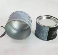 Airtight food paper tube with penny lever cap (RB145)