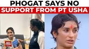 Vinesh Phogat Accuses PT Usha Of Unauthorised Photo Op, Claims Lack Of  Support In Paris