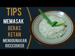 Biasanya, memasak nasi di rice cooker memakan waktu sekitar 30 menit. Tips Memasak Beras Ketan Menggunakan Rice Cooker Youtube