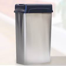 Check spelling or type a new query. Drop Top Stainless Steel Waste Basket Recycle Away