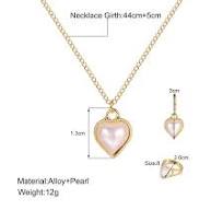 Shop Our 4PC Gold Necklace Earrings Ring Sets for Women