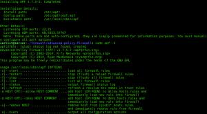 Advanced Policy Firewall Apf Is An Iptables Netfilter Based Firewall System Designed Around The Essential Needs Of T Informative Web Safety Hacking Computer