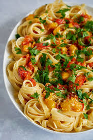 Cherry Tomato Garlic Confit Tagliatelle Recipe Confit Recipes Tomato Confit Recipe Tagliatelle Recipe