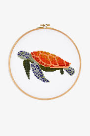 Counted cross stitch kit with whole stitches only. Turtle Pattern Free Cross Stitch Patterns Dmc